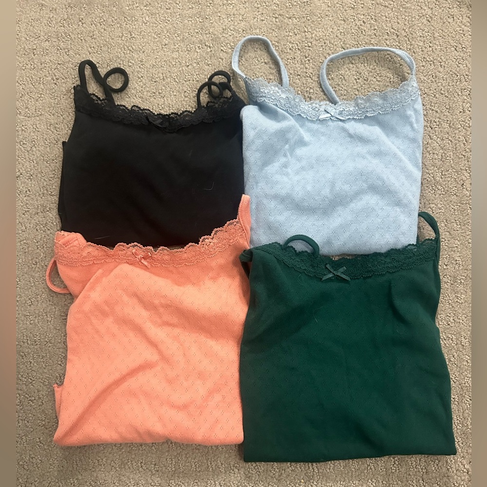 4 American Eagle Baby Tanks Size small